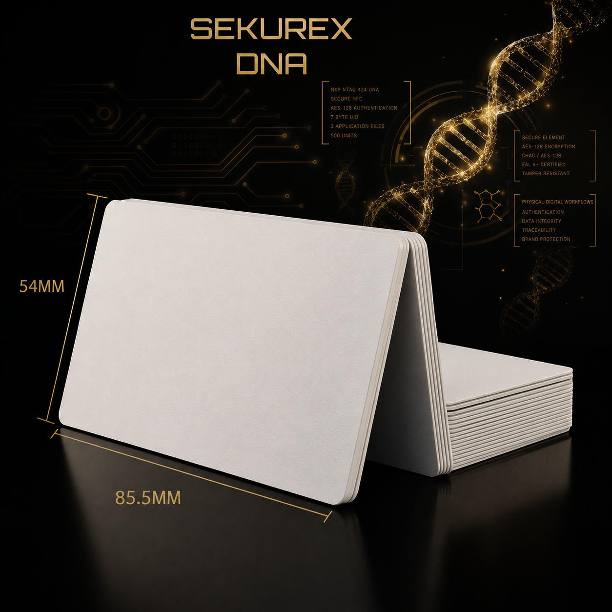 NTAG 424 DNA PVC Card — SEKUREX CORE